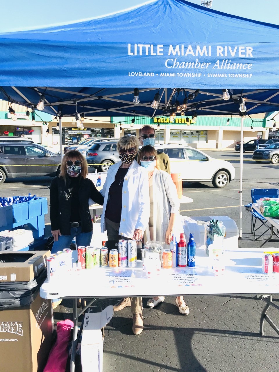 women serving beverages